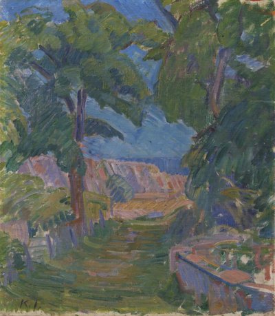 Paisaje cerca de "Mindet" en Christiansø de Karl Isakson