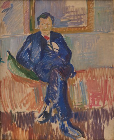 Retrato del pintor Karl Schou de Karl Isakson