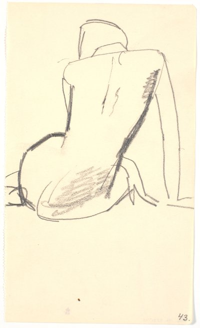Modelo sentada de Karl Isakson