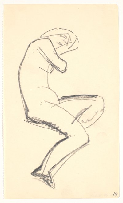 Modelo sentada de Karl Isakson