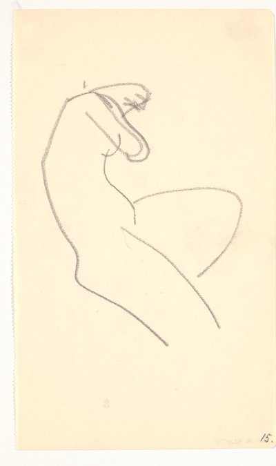 Modelo sentada de Karl Isakson