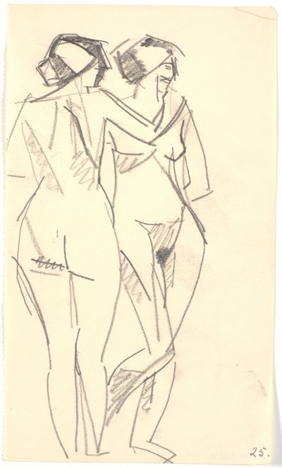 Dos modelos de pie de Karl Isakson
