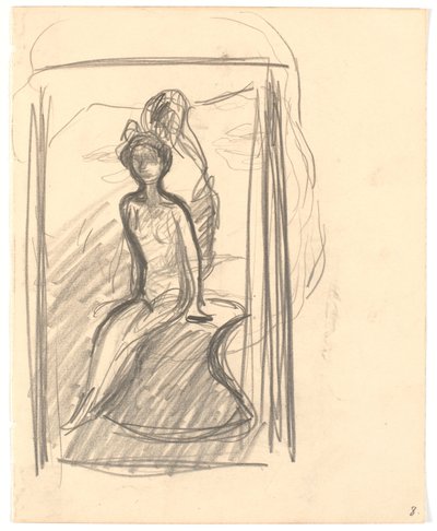 Boceto para "Sif" de Karl Isakson
