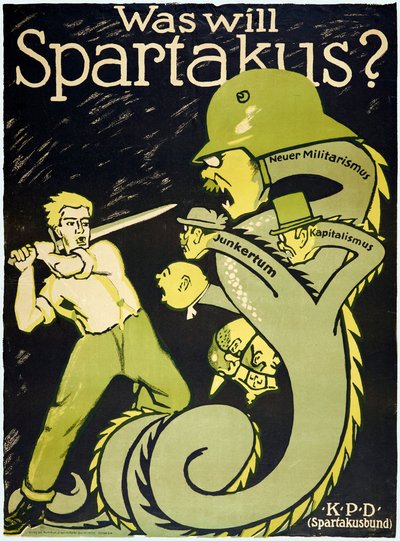 Revolución alemana 1918-1919 La Liga Espartaquista (Spartakusbund) de Karl Jakob Hirsch