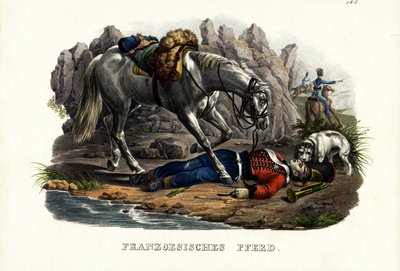 Caballo francés, 1824 de Karl Joseph Brodtmann