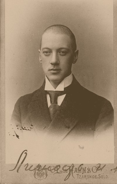 Poeta ruso Nikolay Gumilyov de Karl Karlovich Bulla