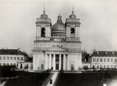 La Catedral de la Trinidad del Monasterio de San Alejandro Nevski en San Petersburgo, 1910s de Karl Karlovich Bulla