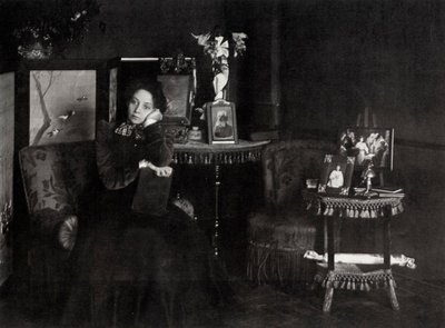Vera Fyodorovna Komissarzhevskaya, actriz rusa, c. 1900 de Karl Karlovich Bulla