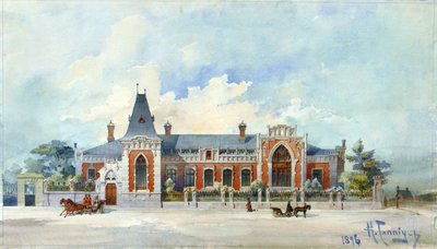 La casa de Alexey Alexandrovich Bakhrushin en Moscú, 1896 de Karl Karlovich Gippius
