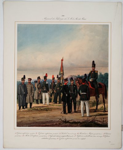 5º Regimiento de Infantería de Kaluga del Emperador Guillermo I de Prusia, 1861 de Karl Karlovich Piratsky