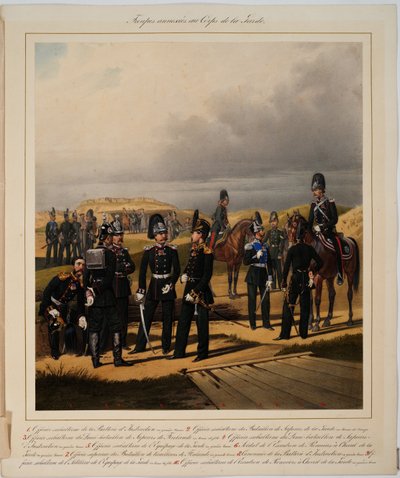 Pioneros del Cuerpo de Guardias Imperiales de Karl Karlovich Piratsky