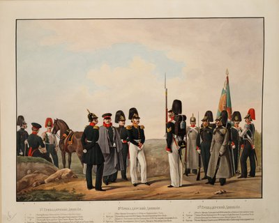 Divisiones de Granaderos Rusos 1ª, 2ª y 3ª, 1845-1855 de Karl Karlovich Piratsky