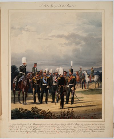 El Estado Mayor General Ruso, 1867 de Karl Karlovich Piratsky