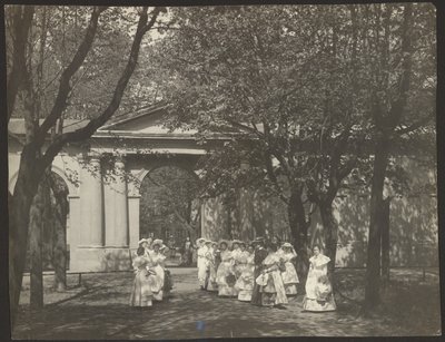 Un parque en el Instituto Smolny de Karl Karlovitz Bulla