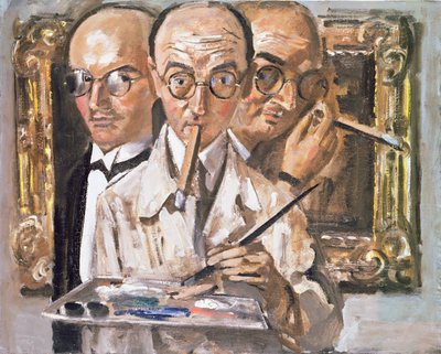 Autorretrato de tres caras de Karl Leyhausen