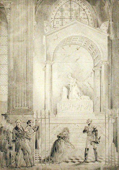 Monumento funerario de la Emperatriz Josefina (1763-1814) en la Iglesia de San Pedro y San Pablo, Rueil-Malmaison de Karl Loeillot Hartwig