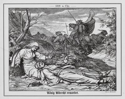 Asesinato del rey Alberto I de Alemania de Karl Ludwig Adolf Ehrhardt