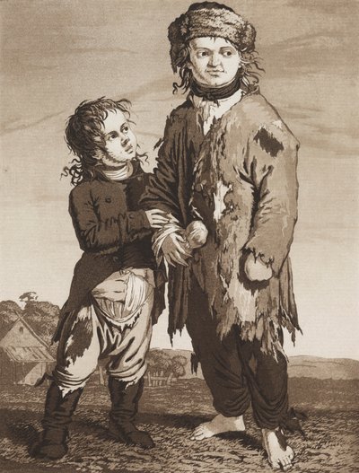 Los Jóvenes Mendigos, c.1800 de Karl Ludwig Bernhard Buchhorn