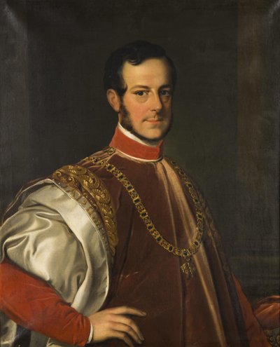 Retrato del Príncipe Johann Adolf II de Schwarzenberg 1799-1888, 1852 de Karl Ludwig Philippot