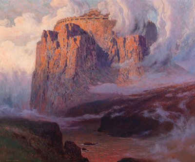 Valhalla, antes de 1911 (óleo sobre lienzo) de Karl Ludwig Prinz