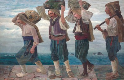Los Portadores de Piedra de Ragusa de Karl Mediz