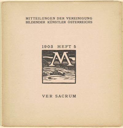 Ver Sacrum [6º año, número 5, marzo 1903] de Karl Muller