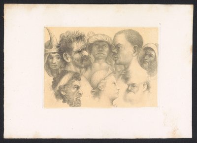 ocho cifras Diseños y estudios de un maestro holandés del siglo XV. Siglo. Basado en los originales conservados en la Biblioteca Real de Berlín (título de la serie) de Karl Palzow