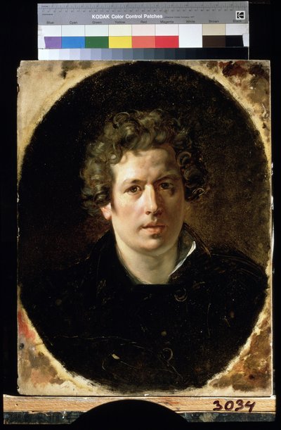 "Autorretrato" Peinture de Karl Pavlovich Briullov (Brioullov) (1799-1852) 1833 environ State Russian Museum Saint Petersbourg de Karl Pavlovich Bryullov