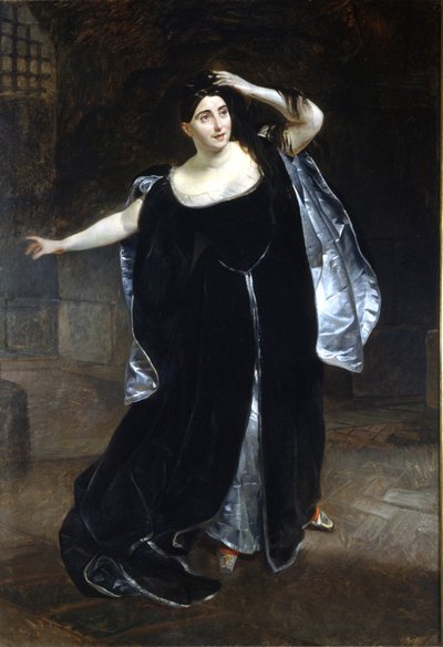 Giuditta Pasta (1797-1865) y "Ana Bolena" (Anne o Ann Bolin y Anne Bullen de Karl Pavlovich Bryullov