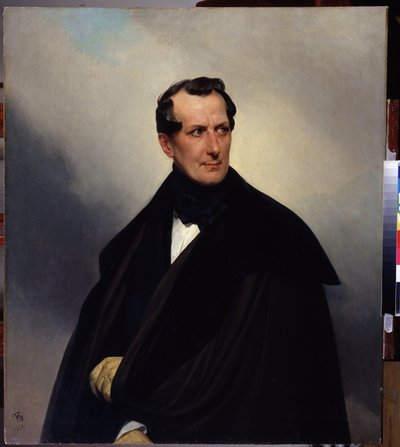 "Retrato del conde Vladimir Musin-Pushkin (Moussine Pouchkine) (1798-1854)". Peinture de Karl Pavlovich Briullov (Brioullov) (1799-1852) 1830 Regional Art Museum Arkhangelsk Russie de Karl Pavlovich Bryullov