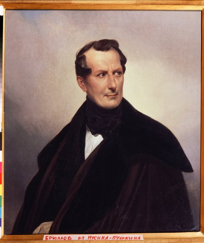 "Portrait du comte Vladimir Musin-Pushkin (Musin Pushkin) (1798-1854)" Peinture de Karl Briullov (Brioullov) (1799-1852) 1838 State Art Museum, Yaroslavl. de Karl Pavlovich Bryullov