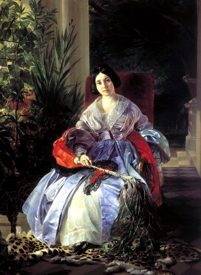 Retrato de la princesa Elizaveta Pavlovna Saltykova, 1841 de Karl Pavlovich Bryullov