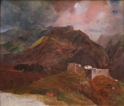 El Fuerte del Pico en la isla de Madeira, 1849-1850 de Karl Pavlovich Bryullov