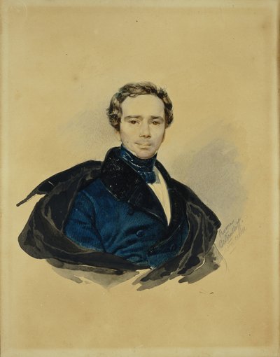 Retrato del Conde Fyodor Fyodorovich Golitsyn 1794-1854, 1833 de Karl Pavlovich Bryullov