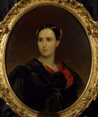 Retrato de la Condesa Olga Pavlovna Fersen Stroganova 1808-1837, c. 1837 de Karl Pavlovich Bryullov