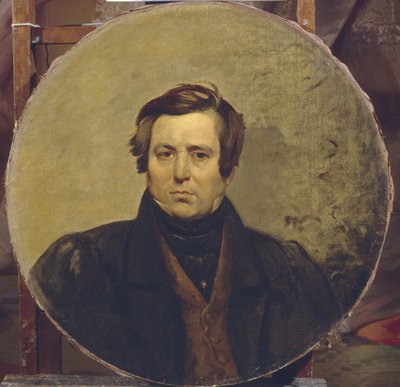 Retrato del autor Vasily Ivanovich Orlov 1792-1860, 1836 de Karl Pavlovich Bryullov