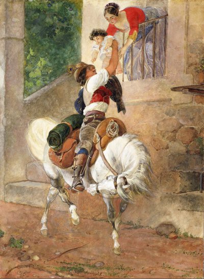 Regreso de un pastor romano a casa, 1851-1852 de Karl Pavlovich Bryullov