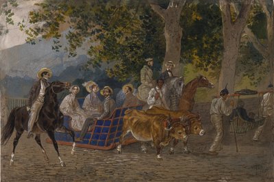 Paseo, 1849 de Karl Pavlovich Bryullov