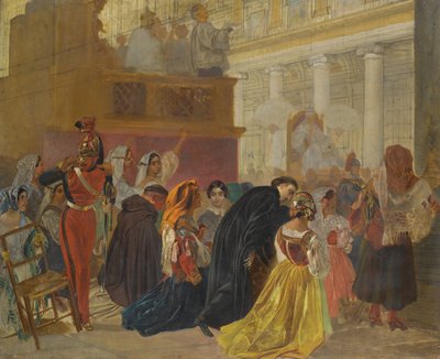 El regreso del Papa Pío IX a Roma de Karl Pavlovich Bryullov