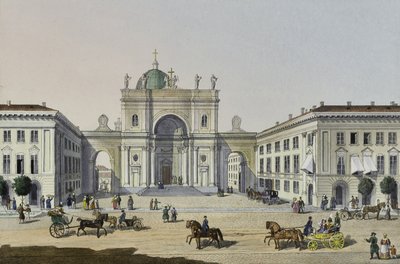 La Iglesia Católica de Santa Catalina en San Petersburgo de Karl Petrovich Beggrov