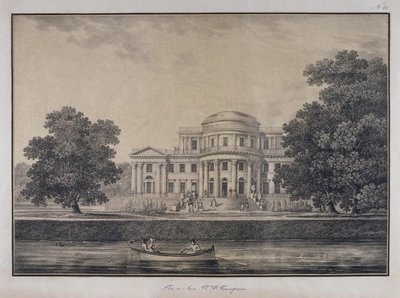 El Palacio Yelagin en San Petersburgo, 1823 de Karl Petrovich Beggrov