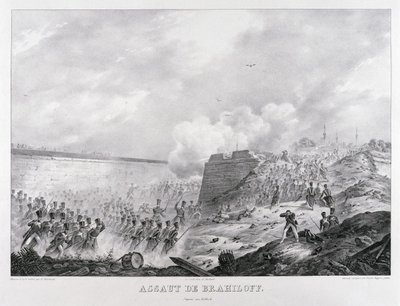 El asalto a la fortaleza de Brailov el 15 de junio de 1828, 1829 de Karl Petrovich Beggrov