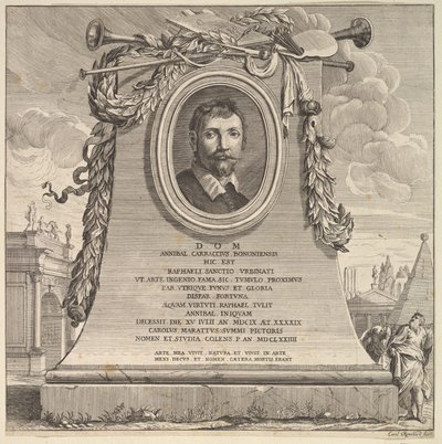 La tumba de Annibale Carracci, 1690-1735 de Karl Remshardt