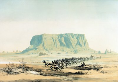 Vista del monte Barkal de Karl Richard Lepsius