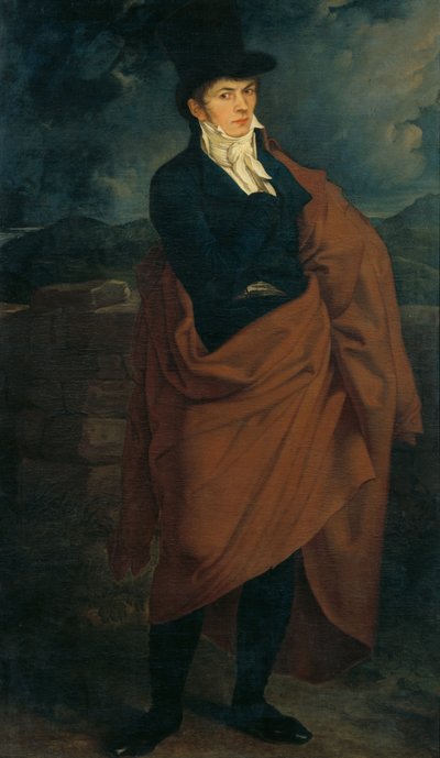 Autorretrato de cuerpo entero de Karl Russ