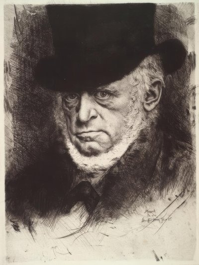 Adolph von Menzel / K. Stauffer-Bern de Karl Stauffer Bern