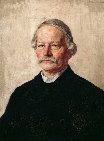 Retrato de Gustav Freytag 1816-1895, 1886-1887 de Karl Stauffer Bern