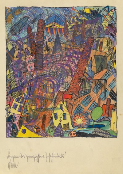 Principios del siglo XX, c.1923 (acuarela y pastel)) de Karl Wiener