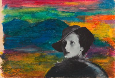 Sin título, c.1939 (acuarela y collage sobre papel) de Karl Wiener