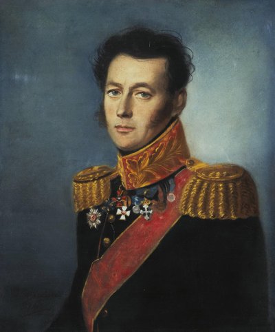 Retrato del General Ivan Skobelev 1778-1849, 1826 de Karl Wilhelm Bardou